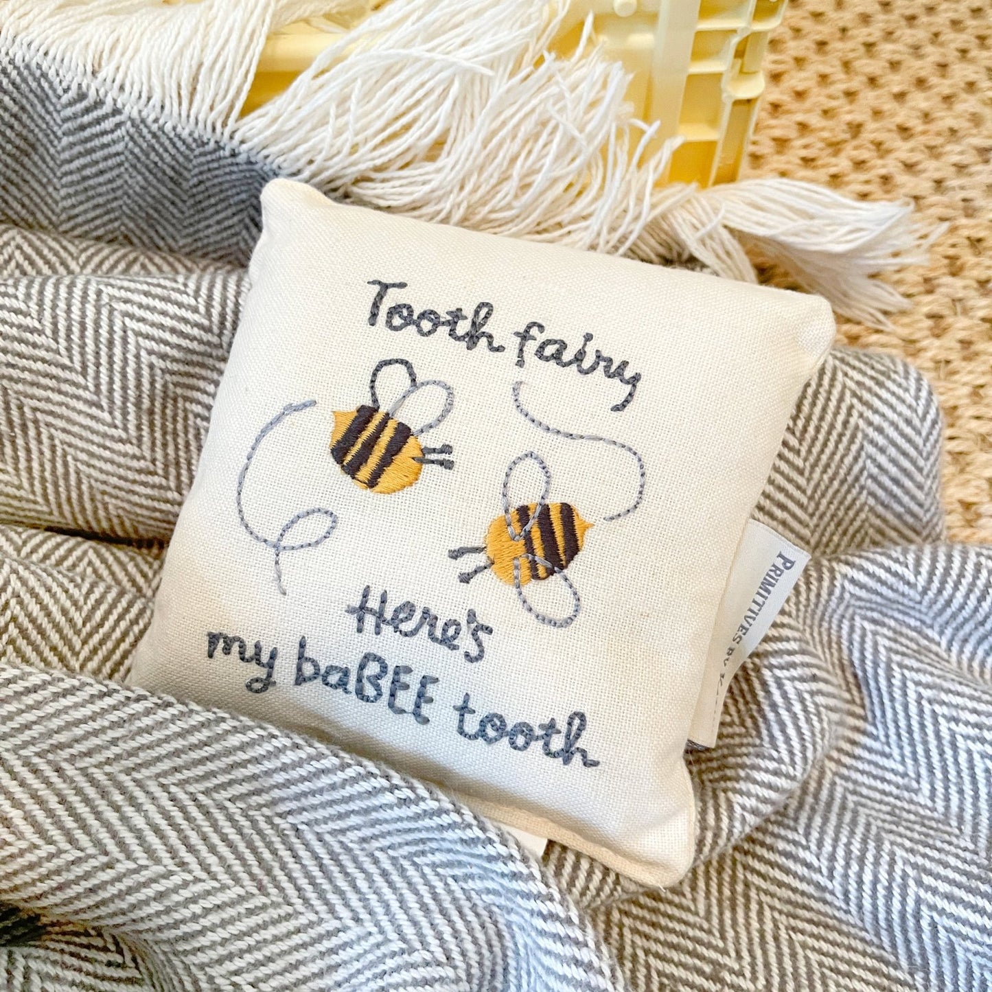 Bee Tooth Fairy Pillow 1