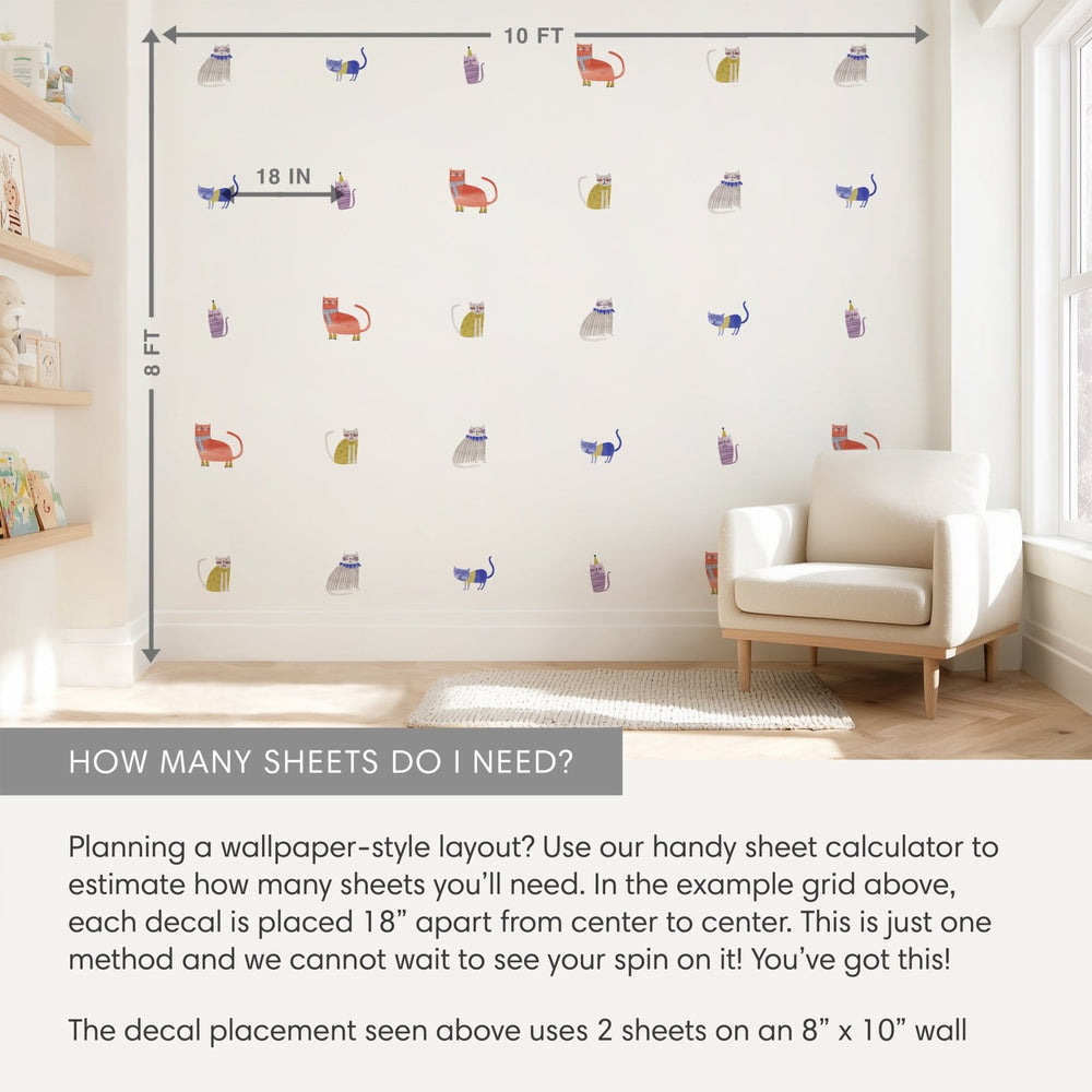 
                  
                    Cats • Spritz • Peel - and - Stick Wall Decals 6
                  
                