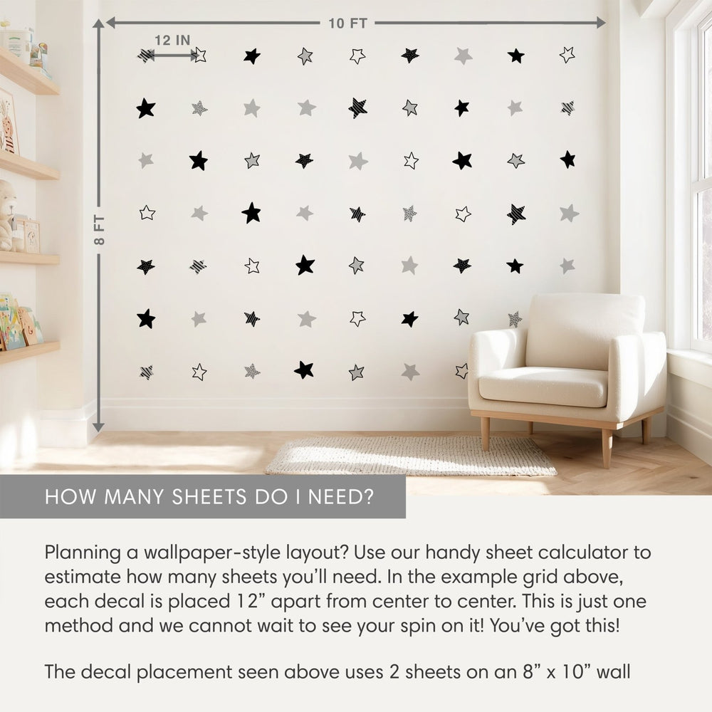 
                  
                    Contrast Stars • Peel - and - Stick Wall Decals 5
                  
                