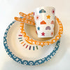 Rainbow Bamboo Mealtime Dish Set