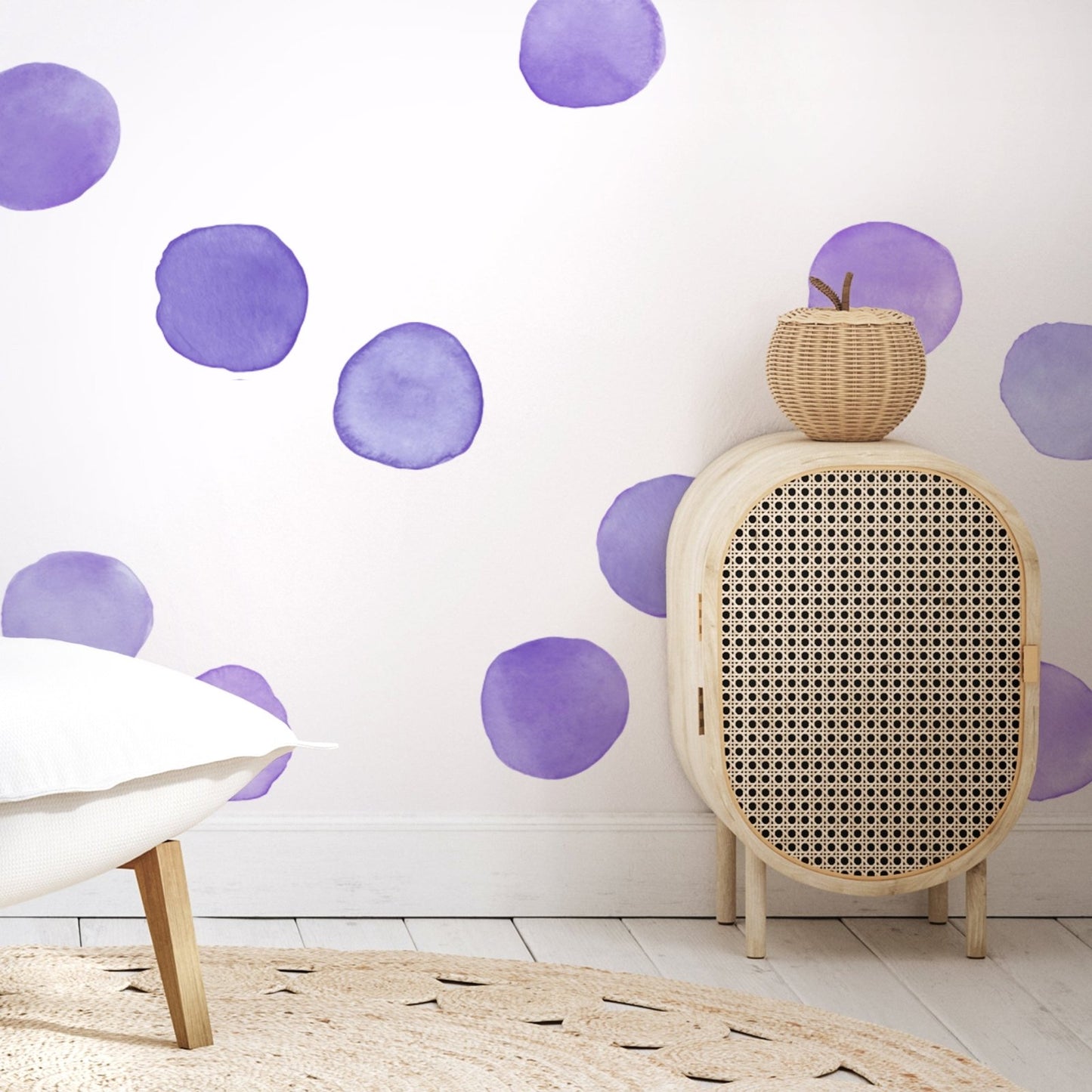 Watercolor Dots • Choose-a-Color • Large • Peel-and-Stick Wall Decals 9