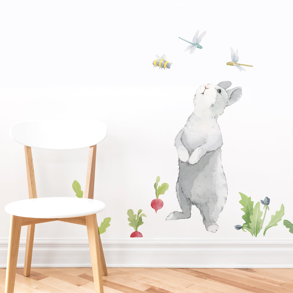 Curious Bunny • Small • Peel-and-Stick Wall Decals