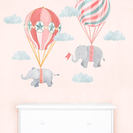 Elephant Friends • Pink