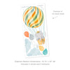 Elephant in Basket • Neutral • Small • Peel-and-Stick Wall Decals
