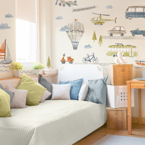 Away We Go Kit • Large • Peel - and - Stick Wall Decals 1