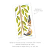 Cedar Waxwing Kit • Peel-and-Stick Wall Decals