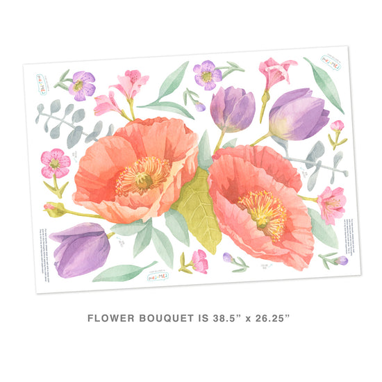 Poppy Mix Flower Bouquet • Large