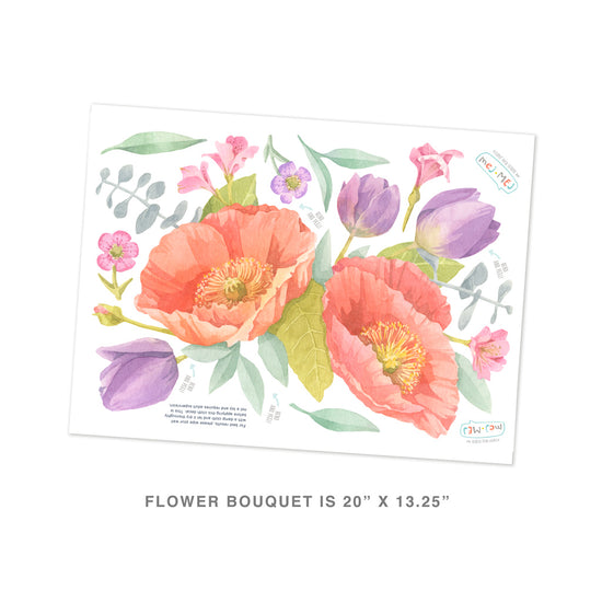 Poppy Mix Flower Bouquet • Small