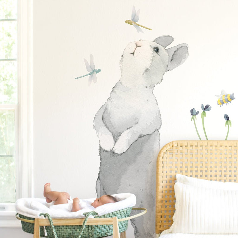 Curious Bunny • Large • Peel - and - Stick Wall Decals 1