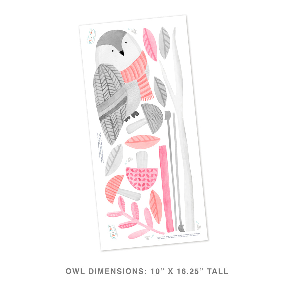 Watchful Owl • Pink
