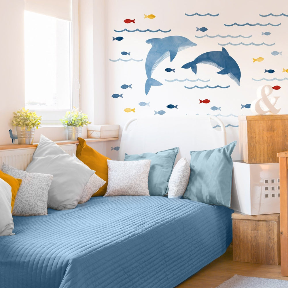 Dolphin Kit • Peel - and - Stick Wall Decals 1