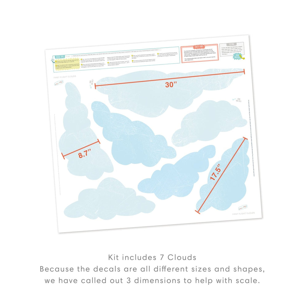 
                  
                    First Flight Clouds • Peel - and - Stick Wall Decals 4
                  
                