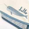 Narwhal Bandana Bib Set