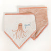 Octopus Bandana Bib Set