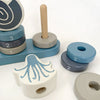 Under The Sea Stacking Toy • Blue
