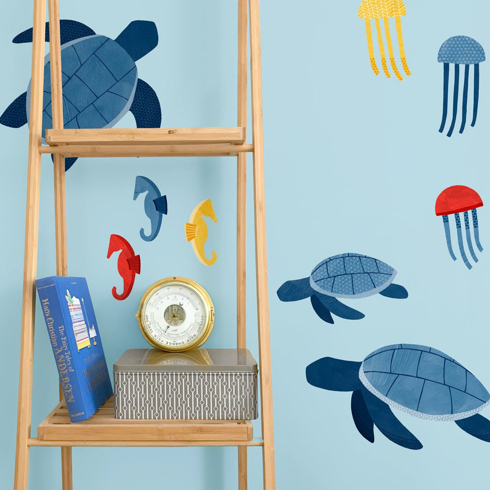 Sea Turtle Kit • Peel - and - Stick Wall Decals 1