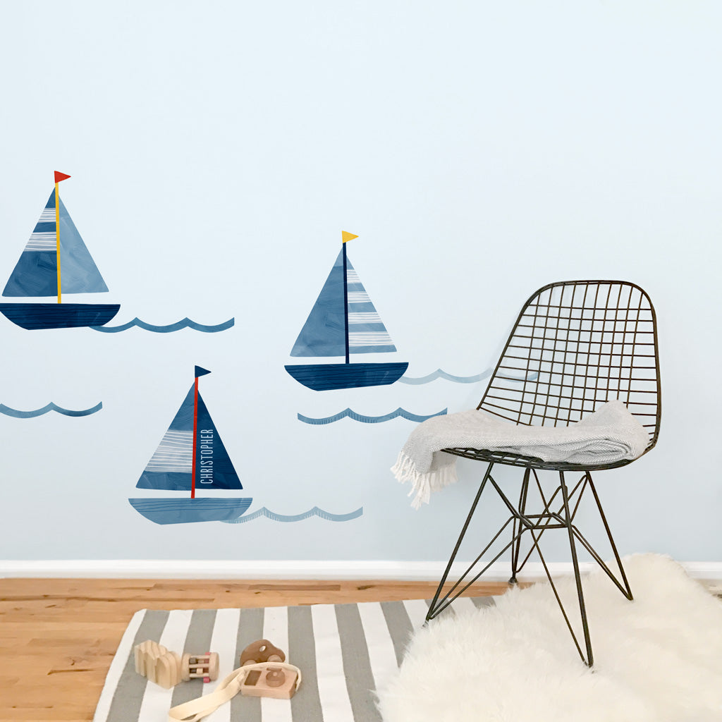 Three Boats • Personalized