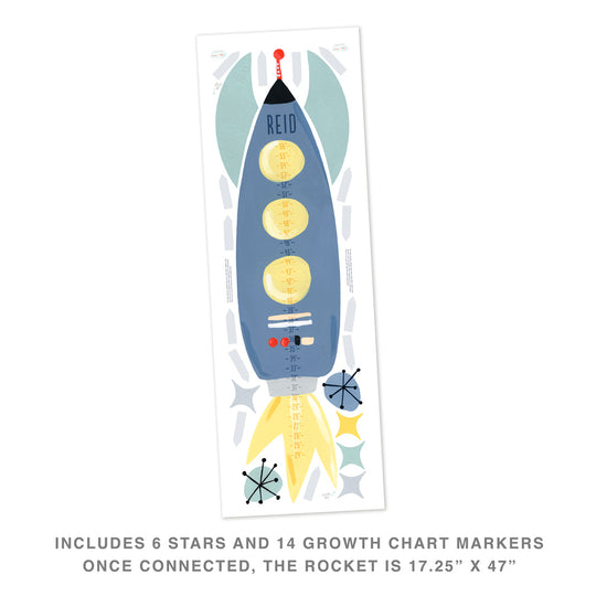 Personalized Rocket Growth Chart