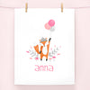 Personalized Fox • Pink