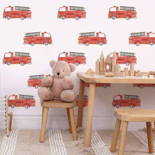 Fire Trucks • Peel - and - Stick Wall Decals 1
