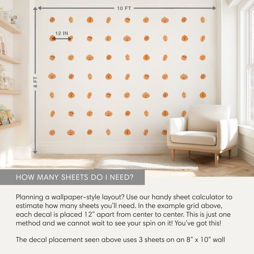 
                  
                    Pumpkins • Peel - and - Stick Wall Decals 6
                  
                