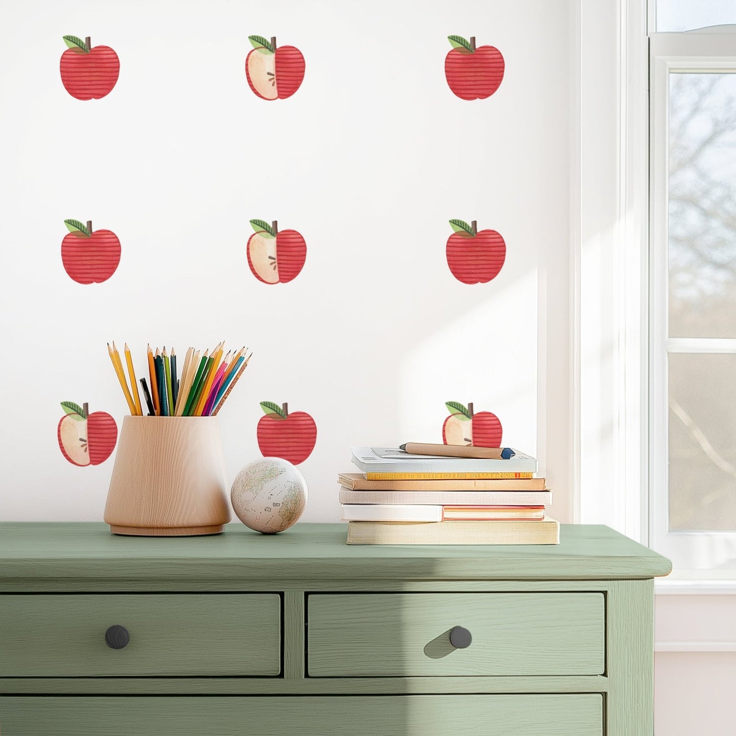 Fresh Apples Peel-and-Stick Wall Decals Fresh Apples Peel-and-Stick Wall Decals