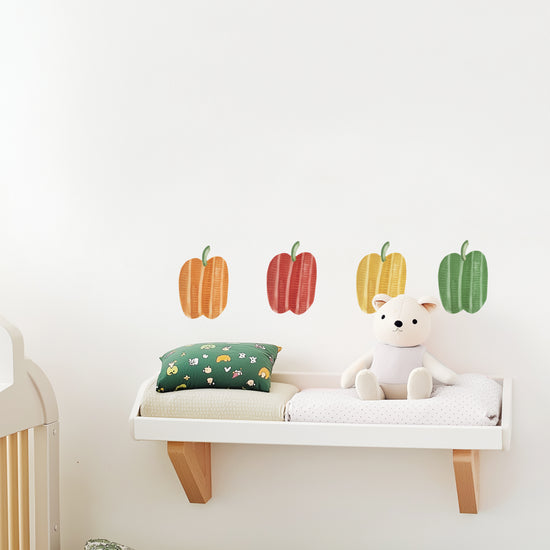 Bell Peppers • Peel-and-Stick Wall Decals