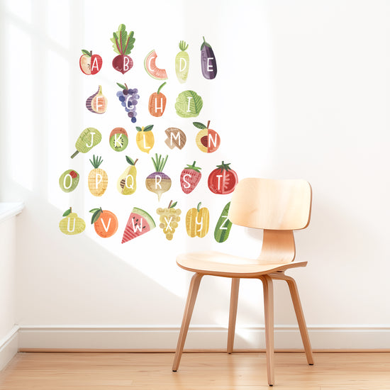 Farm Fresh Alphabet • Small • Peel-and-Stick Wall Decals