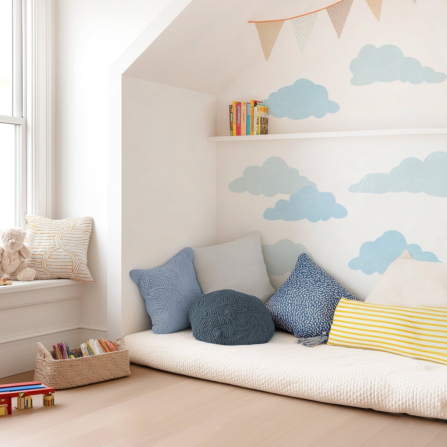 First Flight Clouds • Peel - and - Stick Wall Decals 1
