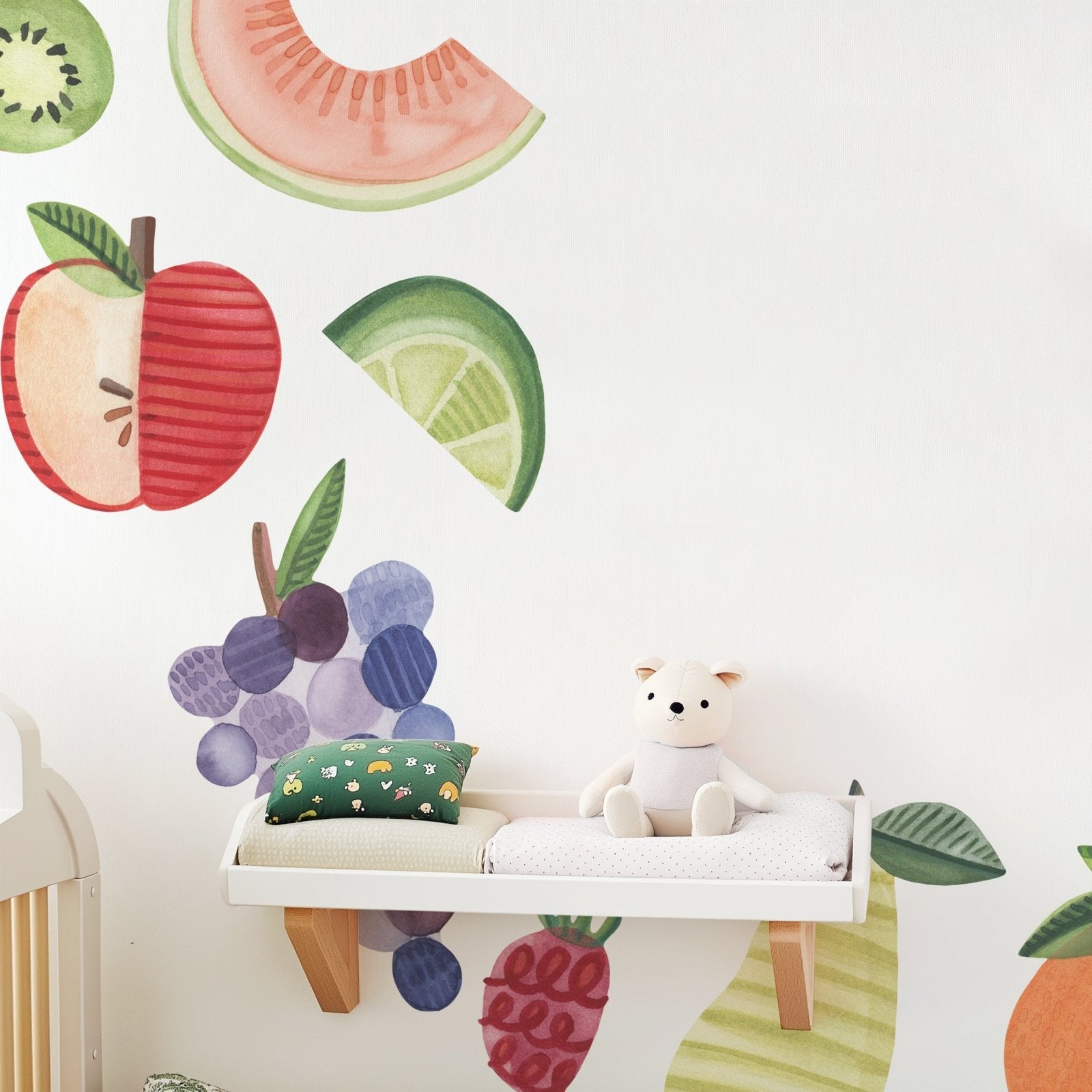 Fruit Wall Decals First Wall Art Modern 4 Panels Canvas Fresh Fruit On