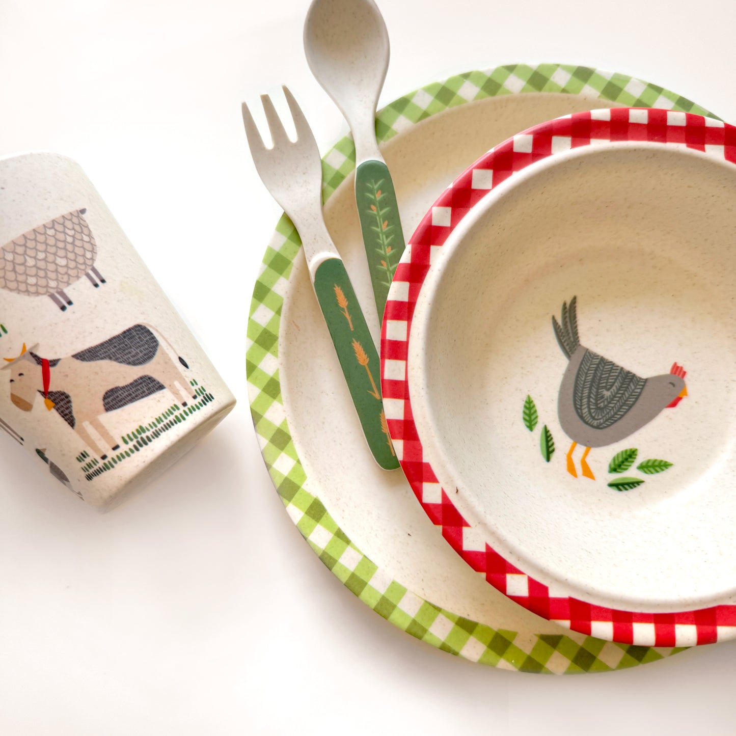 Modern Farm Mealtime Dish Set