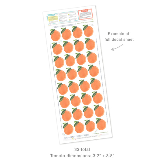 Valencia Oranges • Peel-and-Stick Wall Decals
