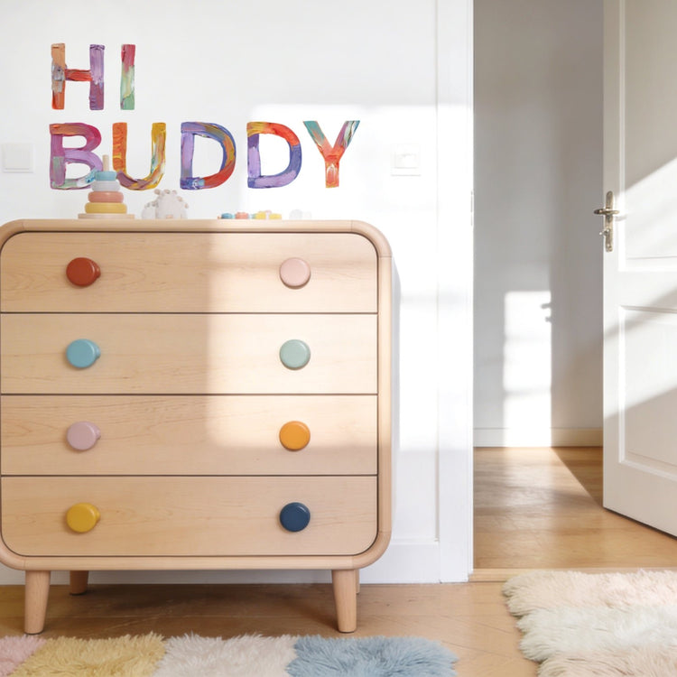 Paintbox Letters • Small • Peel-and-Stick Wall Decals