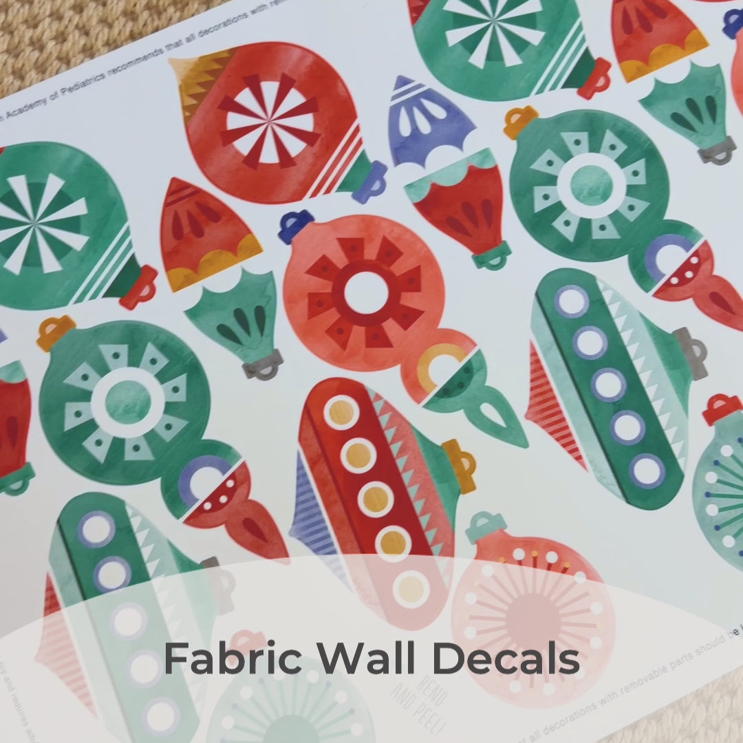 Ornaments Peel-and-Stick Wall Decals