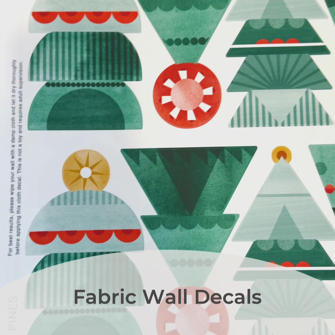 Scandi Christmas Trees • Peel-and-Stick Wall Decals