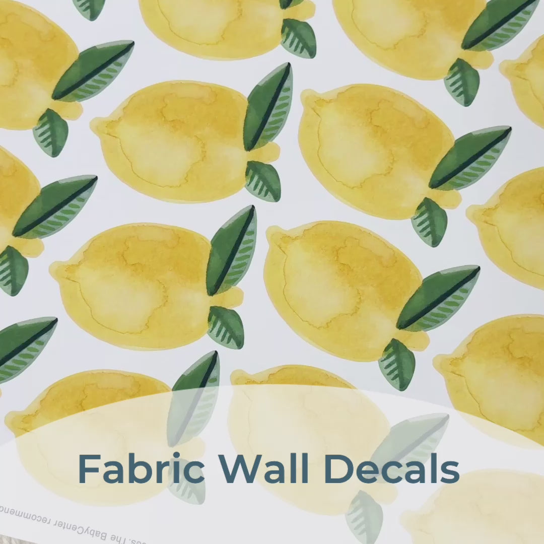 Load and play video in Gallery viewer, Meyer Lemons • Peel-and-Stick Wall Decals
