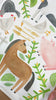 video showing decal sheet and instlled fabric decals with children playing nearby