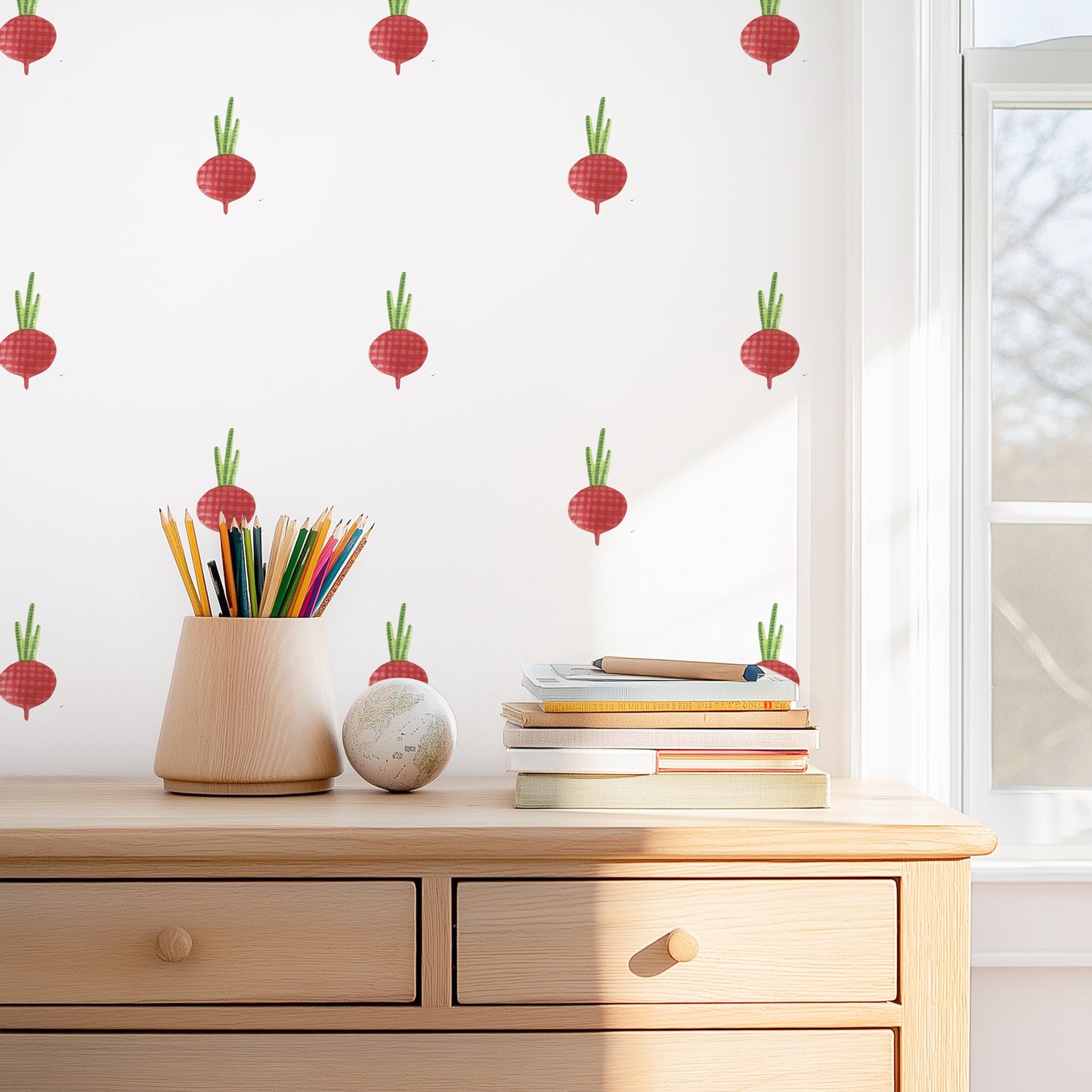 Fresh Radishes • Peel-and-Stick Wall Decals