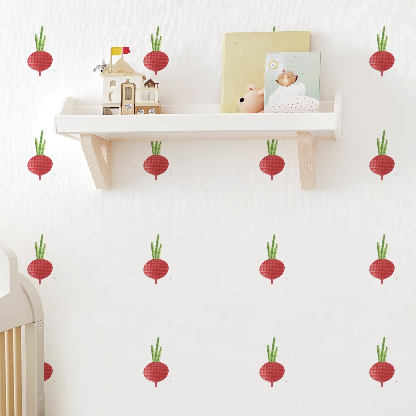 Fresh Radishes • Peel-and-Stick Wall Decals