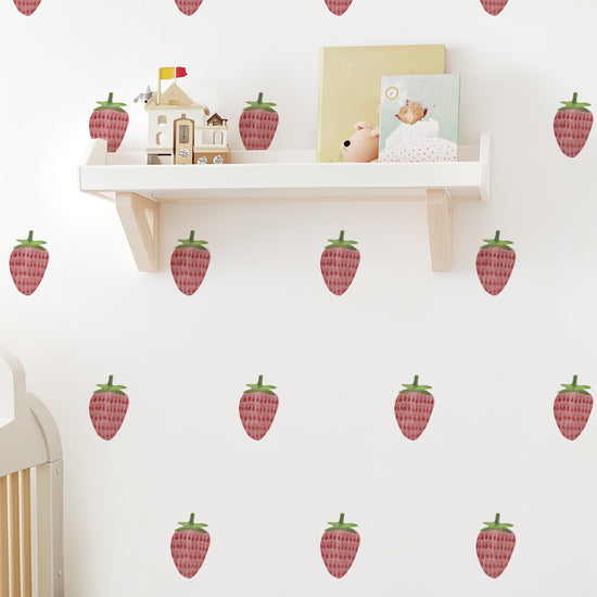 Strawberries • Peel-and-Stick Wall Decals