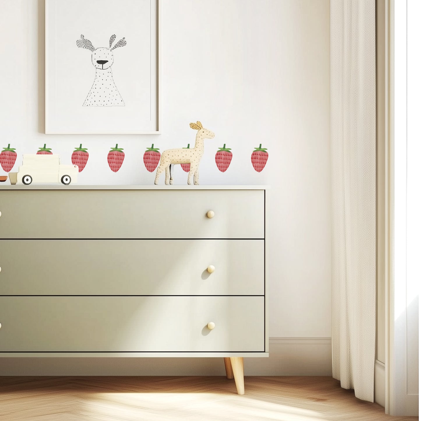 Strawberries • Peel-and-Stick Wall Decals