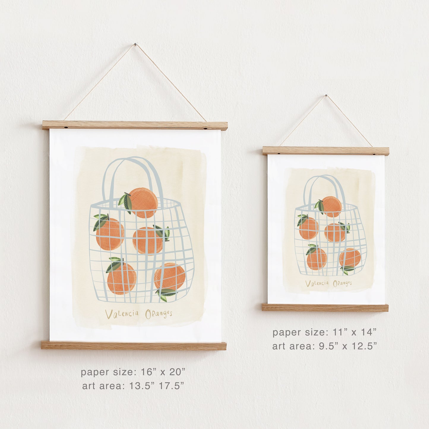 Valencia Oranges • Paper Print