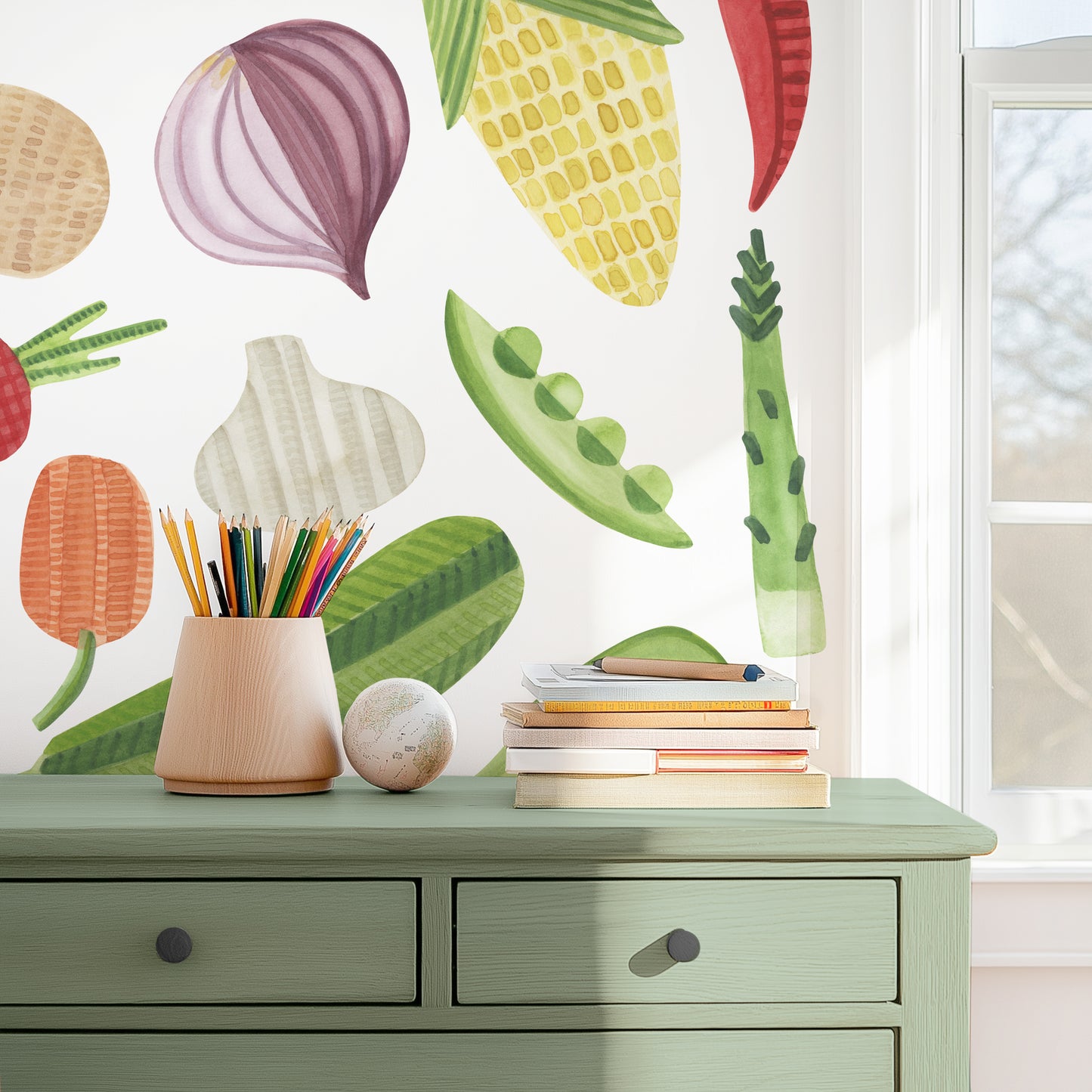 Vegetable Kit • Large • Peel-and-Stick Wall Decals