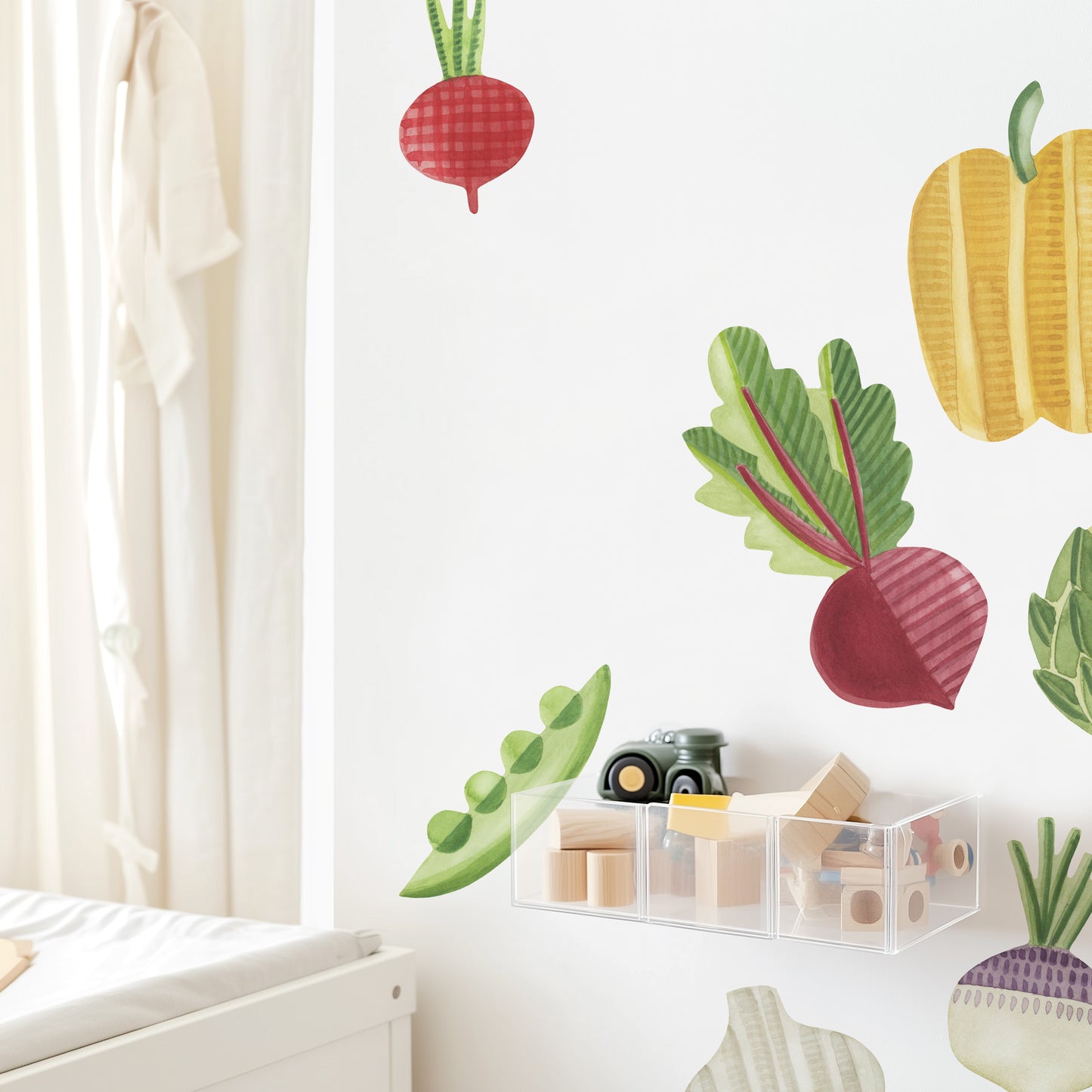 Vegetable Kit • Large • Peel-and-Stick Wall Decals