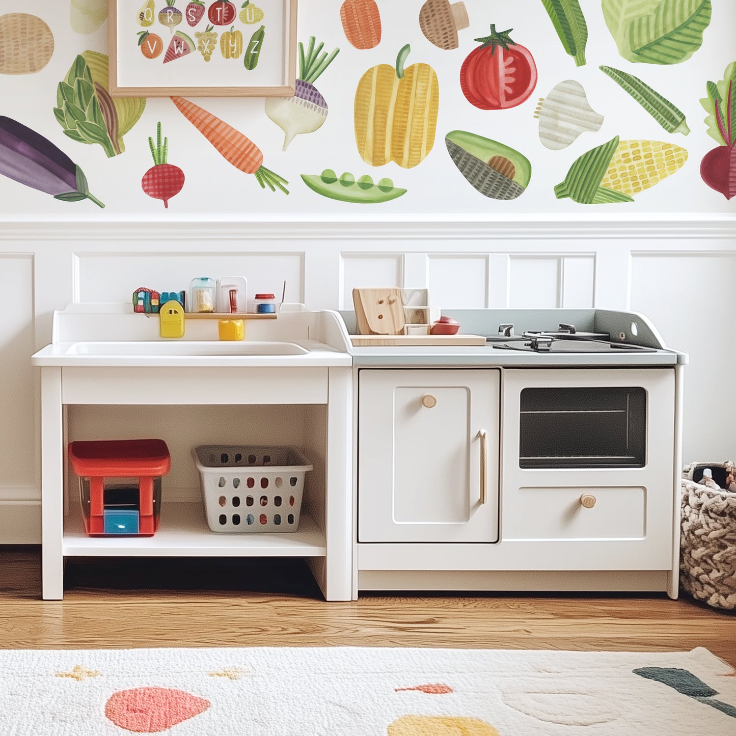 Vegetable Kit • Medium • Peel-and-Stick Wall Decals