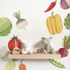 Vegetable Kit • Medium • Peel-and-Stick Wall Decals