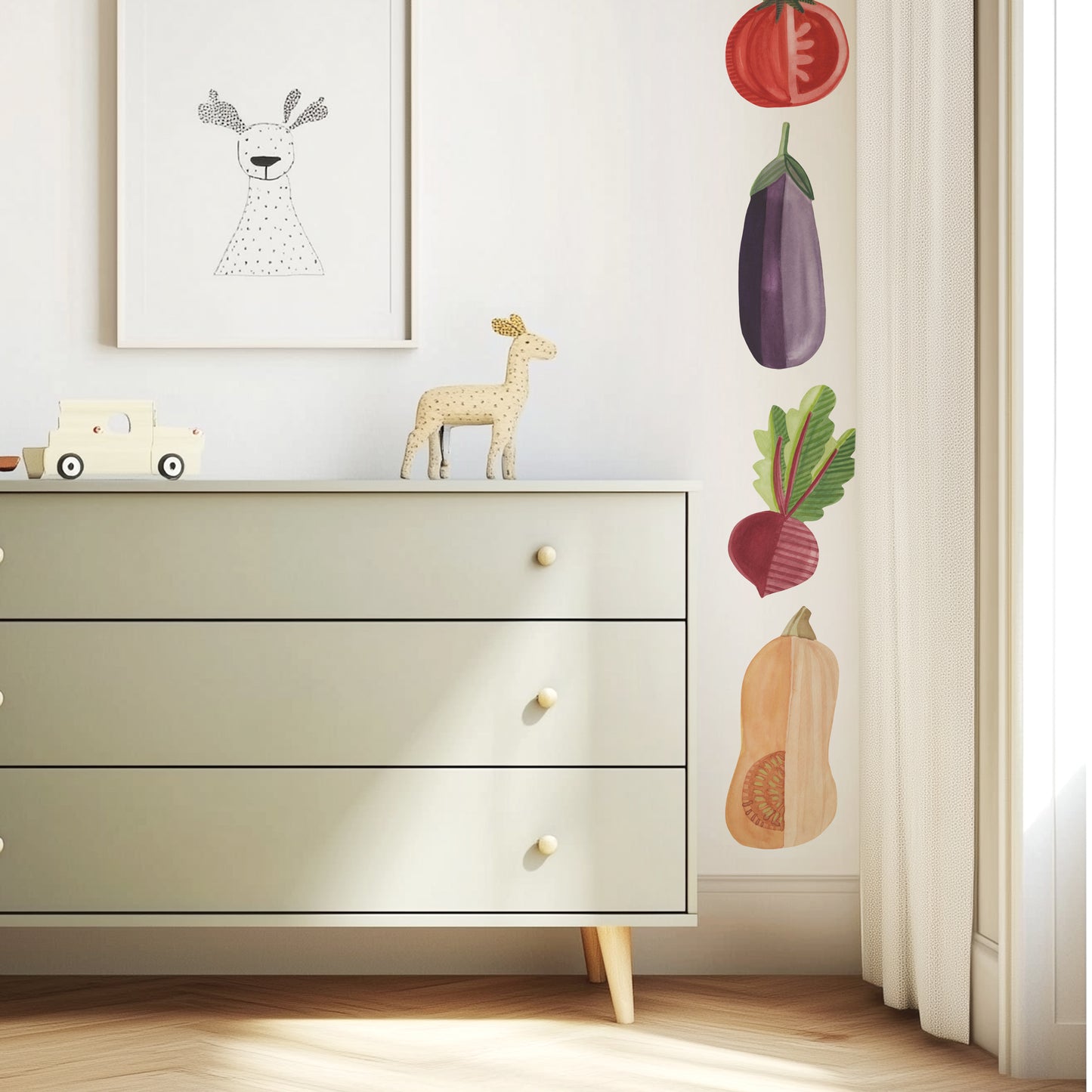 Vegetable Kit • Medium • Peel-and-Stick Wall Decals