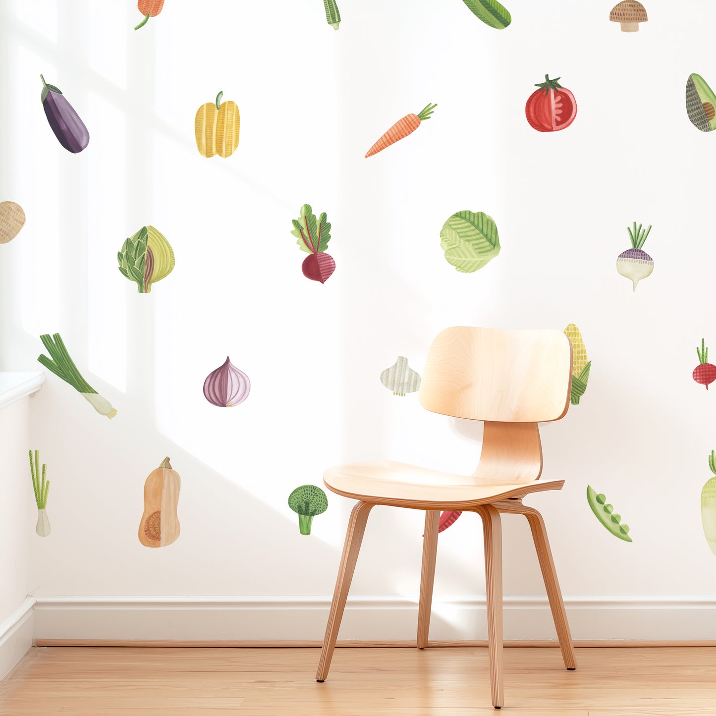 Vegetable Kit • Small • Peel-and-Stick Wall Decals