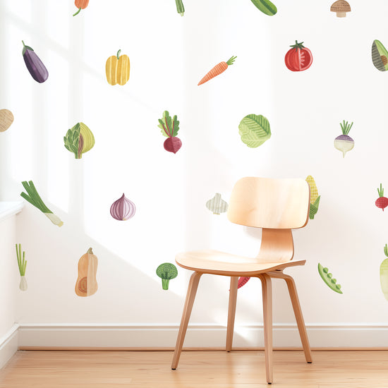 Vegetable Kit • Small • Peel-and-Stick Wall Decals