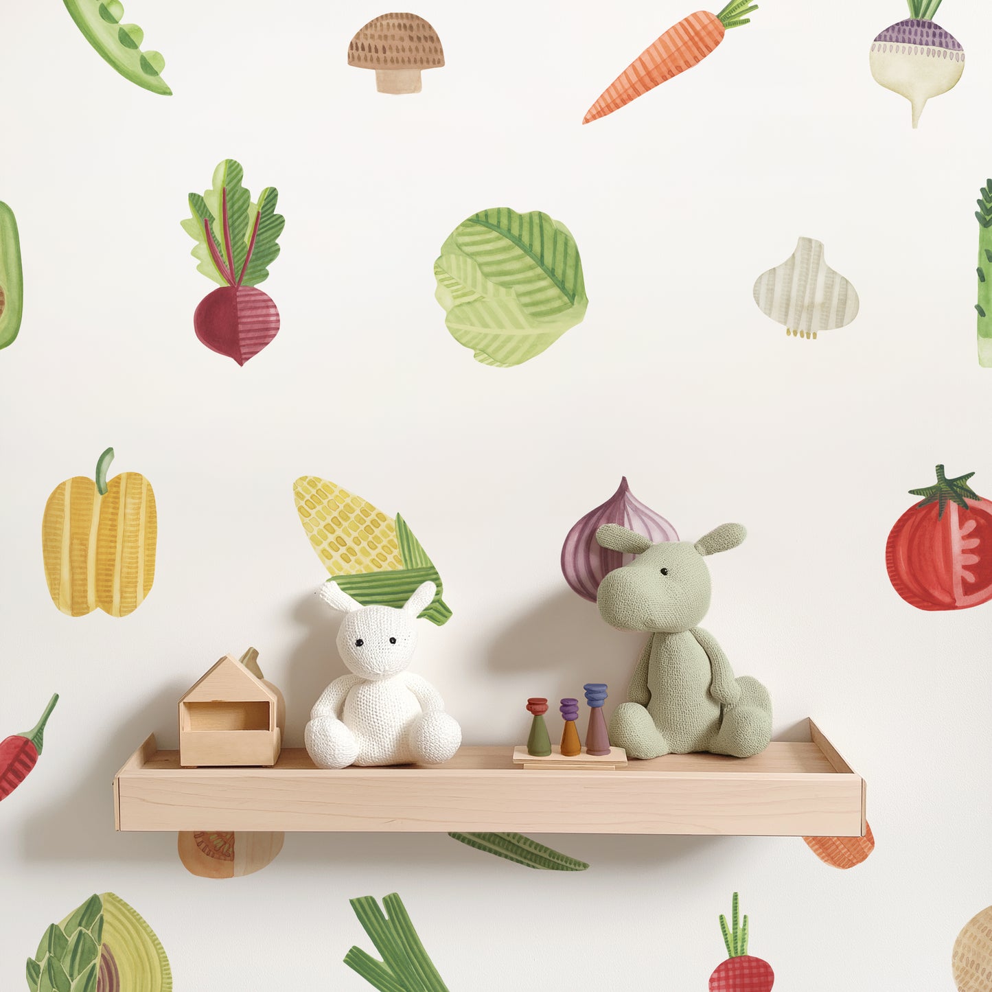Vegetable Kit • Small • Peel-and-Stick Wall Decals